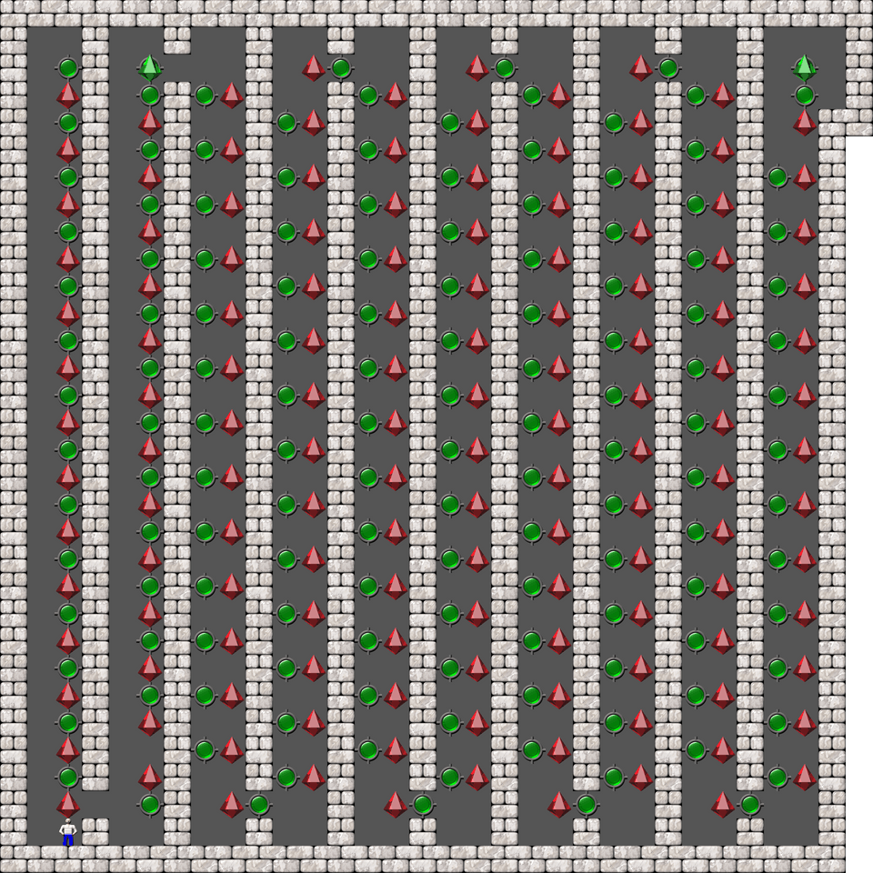 Sokoban Mass Remodel level 1108